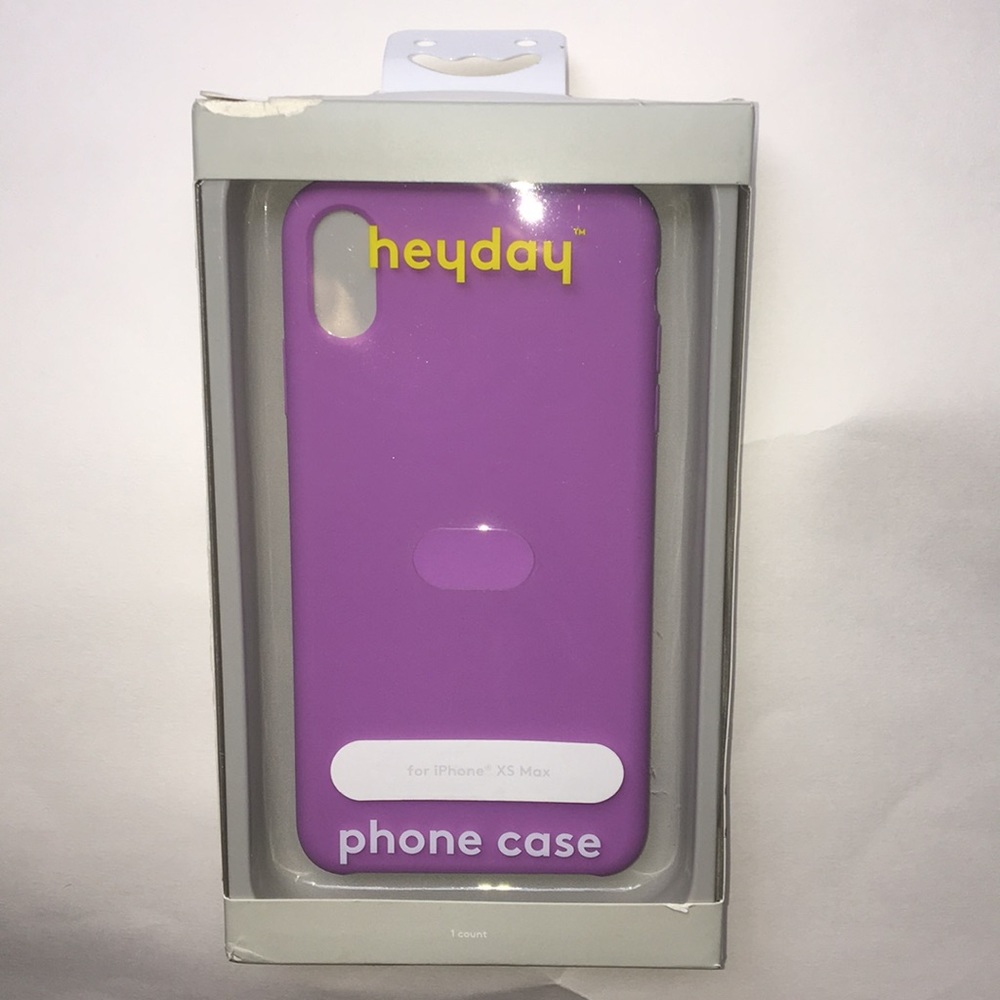 iPhone XS Max heyday Lilac Hard Silicone Case -New